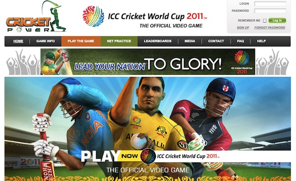 Icc cricket world cup game google